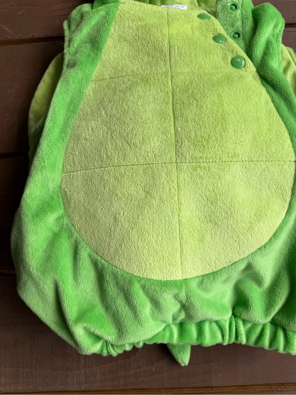 Turtle Green Hooded Baby Costume 12-18 months
